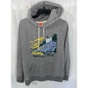 Homage Acadia National Park Hoodie Hooded Sweatshirt Large